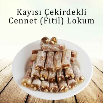 Kayısı Çekirdekli Cennet Sade Fitil Lokum