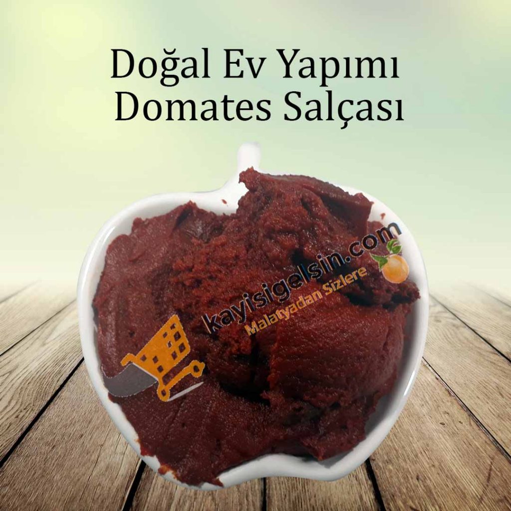 Doğal Ev Yapımı Domates Salçası 1 KG Kayısı Gelsin