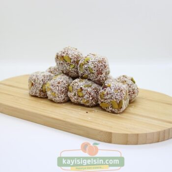 Kayısı Atomu - Antep Fıstıklı ve Hindistan Cevizli