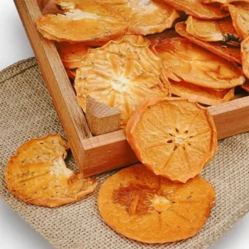 Dilimlenmiş Cennet Elması (Trabzon Hurması) Kurusu